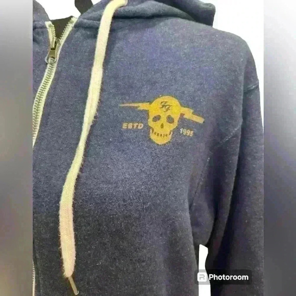 Foo Fighters  Hoodie: Insignia Logo (dark blue) - Picture 3 of 6